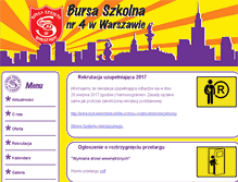 Tablet Screenshot of bursa4.waw.pl